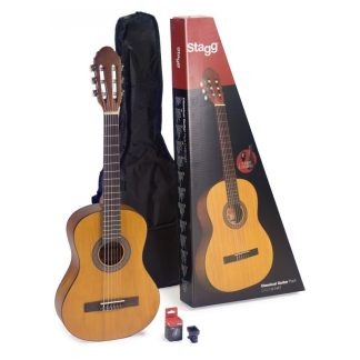 STAGG C430 M Natur Akustisk gitarr paket